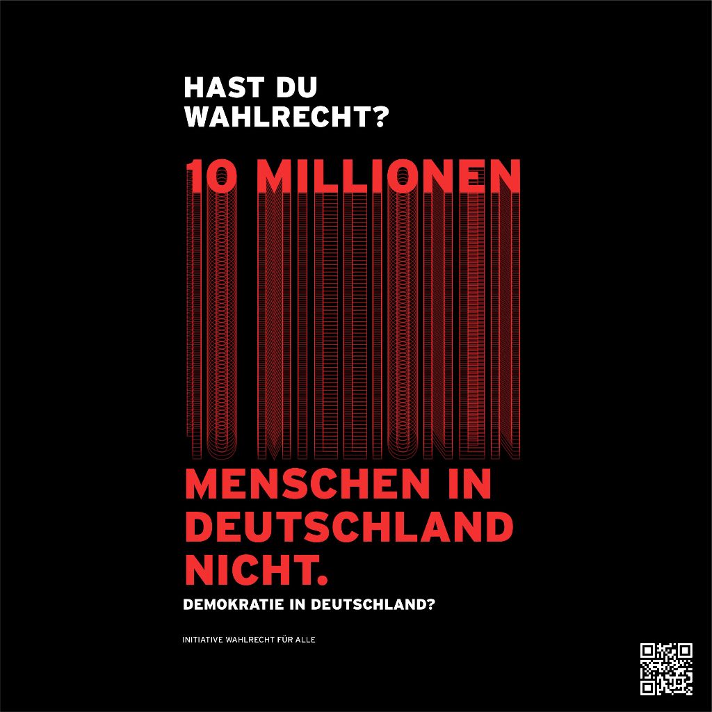 Demokratie in Deutschland Plakat